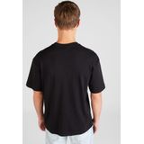 Calvin Klein Nano Logo Interlock T-shirt - heren T-shirt korte mouw O-hals - zwart
