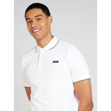 Calvin Klein - Piqué Polo - Wit - Piqué - Biesdetail