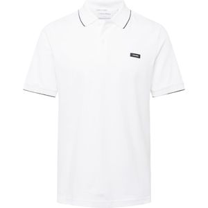 Calvin Klein - Piqué Polo - Wit - Piqué - Biesdetail