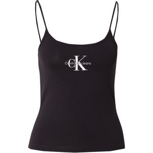 Calvin Klein Jeans - Mouwloze Top - Zwart - Katoenmix