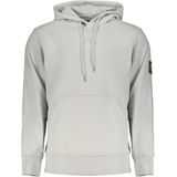 Sweatshirt Van Geborsteld Katoen Met Capuchon En Logodetail