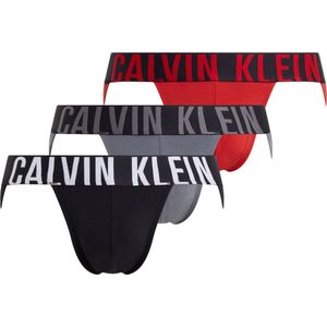 Calvin Klein - Jockstrap - Zwart Rood Grijs - Set van 3