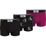 Calvin Klein - Kofferbak Trunk 3pk - Zwart - Ck Distressed Print