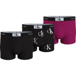 Calvin Klein - Kofferbak Trunk 3pk - Zwart - Ck Distressed Print
