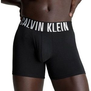 Calvin Klein Boxershorts voor heren (verpakking van 3), Zwart (zwart, zwart, zwart), S