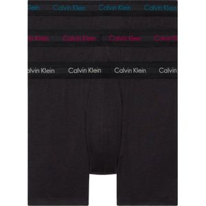 Calvin Klein - Boxershorts - Zwart - 3-Pack - Katoen - Lange Pijpjes