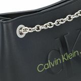 Calvin Klein Jeans Sculpted Schoudertas 24 cm black-dark juniper