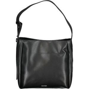 Calvin Klein, Dames, Tassen, Zwart, Maat: ONE Size Poliester,