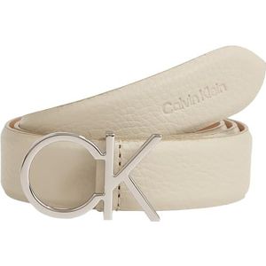 Calvin Klein Dames Ck Logo Riem 3.0 Pebble, Stoney Beige, 120, Steenachtig Beige, 120