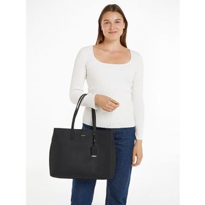 Calvin Klein, Tassen, Dames, Zwart, ONE Size, Polyester, Handbags