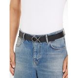 Calvin Klein CK Metal Riem Leer black 90 cm