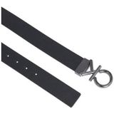 Calvin Klein CK Metal Riem Leer black 90 cm