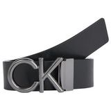 Calvin Klein CK Metal Riem Leer black 110 cm