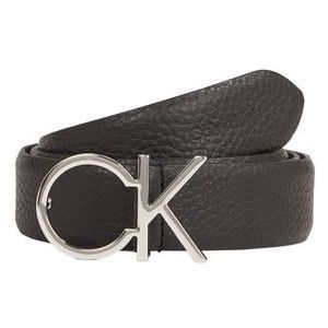 Calvin Klein CK Logo Riem Leer black 90 cm