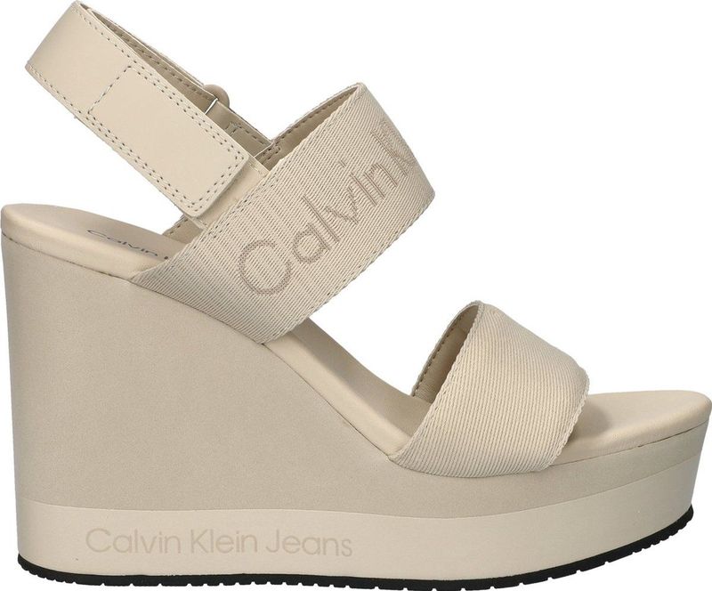 Calvin Klein Wedge dames sandaal - Off White