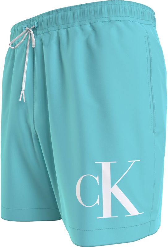 Calvin Klein - Medium Drawstring - Zwembroek - Turquoise