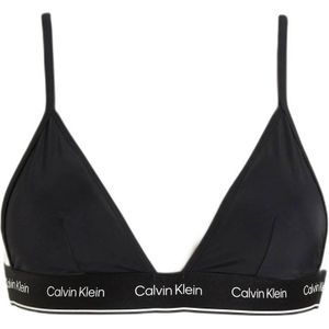 Calvin Klein Voorgevormde Triangel Bikinitop Zwart