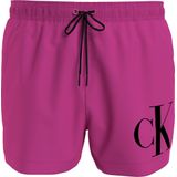 Calvin Klein - Heren Zwemshort - Blauw - Katoen - Korte Lengte