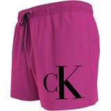 Calvin Klein - Heren Zwemshort - Blauw - Katoen - Korte Lengte