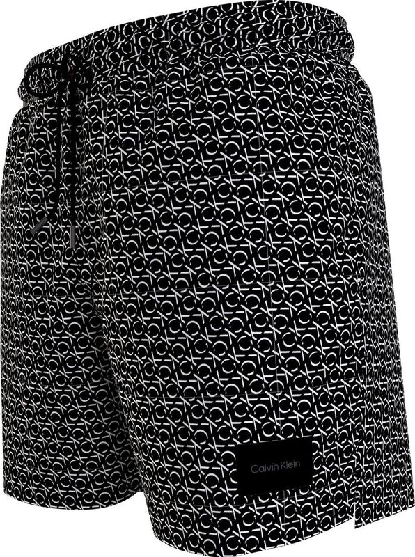 Calvin Klein - Zwemshort - Blauw - Katoen - Mesh Binnenbroek