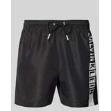 Calvin Klein - Medium Drawstring - Zwemshort - Zwart