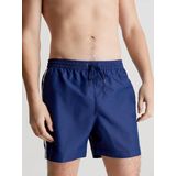 Calvin Klein - Blauw Zwemshorts - Heren - Polyester - Effen Kleur