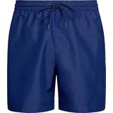 Calvin Klein - Blauw Zwemshorts - Heren - Polyester - Effen Kleur