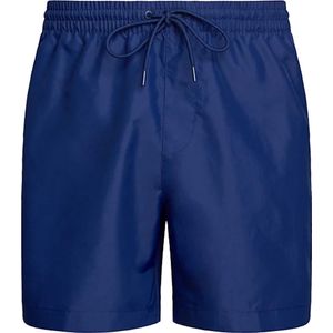 Calvin Klein - Blauw Zwemshorts - Heren - Polyester - Effen Kleur