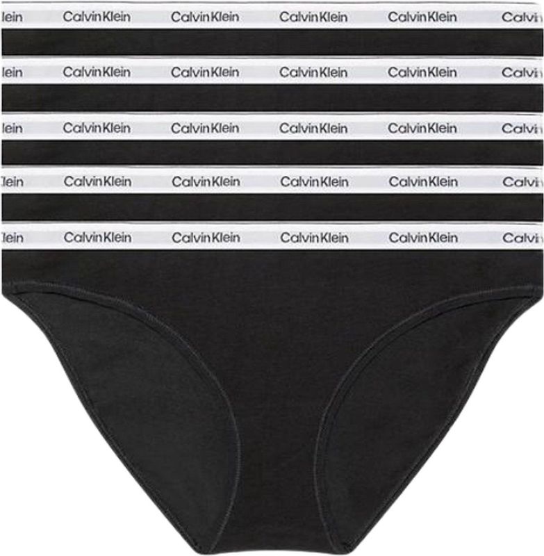 Calvin Klein 5-pack lage Slips dames - Low Rise - L - Zwart