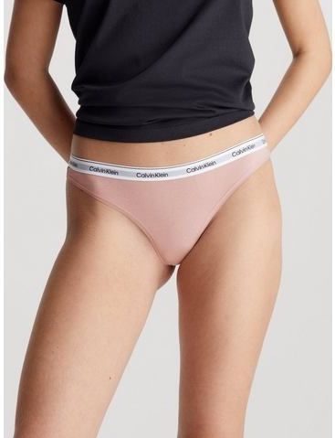 Calvin Klein Underwear String  lichtgrijs / pastelroze / zwart / wit