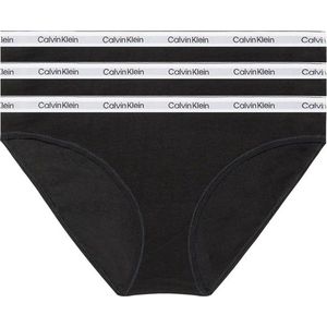CALVIN KLEIN UNDERWEAR - Modern Cotton - Slips - 3-Pack - Zwart