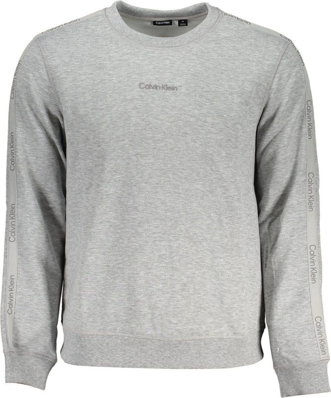 Calvin Klein - Pullover - Grijs - Katoen - Regular Fit