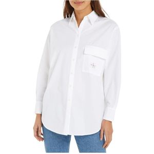 Spaghetti Calvin Klein Hemd Dames Calvin Klein Dames Met Mouwen