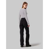 Calvin Klein Jeans - Nauwsluitende Damestrui - Zwart - Ck / Wit Glanzend Gestreept