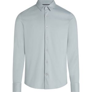 Calvin Klein - Smooth Cotton - Overhemd - Slate Grijs - Biologisch Katoen