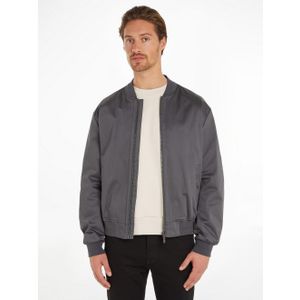 Calvin Klein - Katoenen Jas - Grijs - Bomberstijl