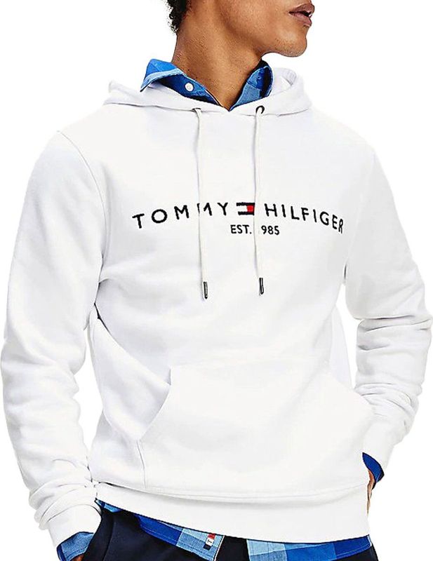 Tommy Hilfiger Hoodies Wit voor Mannen - Herfst/Winter Collectie