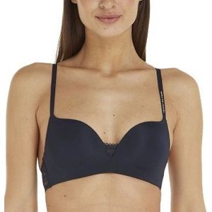 Tommy Hilfiger - UW0UW02405 - Push-Up BH - Marineblauw - Exclusief Zonder Beugel