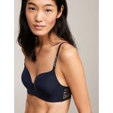 Tommy Hilfiger - UW0UW02405 - Push-Up BH - Marineblauw - Exclusief Zonder Beugel