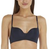 Tommy Hilfiger - UW0UW02405 - Push-Up BH - Marineblauw - Exclusief Zonder Beugel