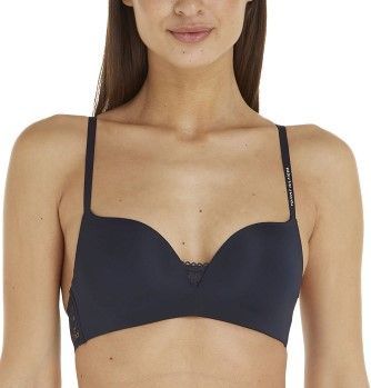 Tommy Hilfiger - UW0UW02405 - Push-Up BH - Marineblauw - Exclusief Zonder Beugel