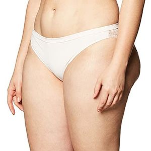 Tommy Hilfiger Damesslip van microvezel met stretch en kant, onderbroek, ondergoed voor vrouwen, panty, roze (pale pink), S/M