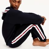 Tommy Hilfiger - Hoodie - Blauw - Sweatstof - Licht Getailleerd