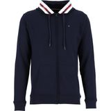 Tommy Hilfiger - Hoodie - Blauw - Sweatstof - Licht Getailleerd