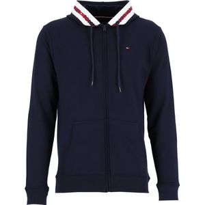 Tommy Hilfiger - Hoodie - Blauw - Sweatstof - Licht Getailleerd