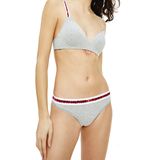 Tommy Hilfiger - Nature Tech - Bralette - Grijs Melange - Katoen met Modal Gevoerd