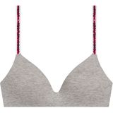 Tommy Hilfiger - Nature Tech - Bralette - Grijs Melange - Katoen met Modal Gevoerd