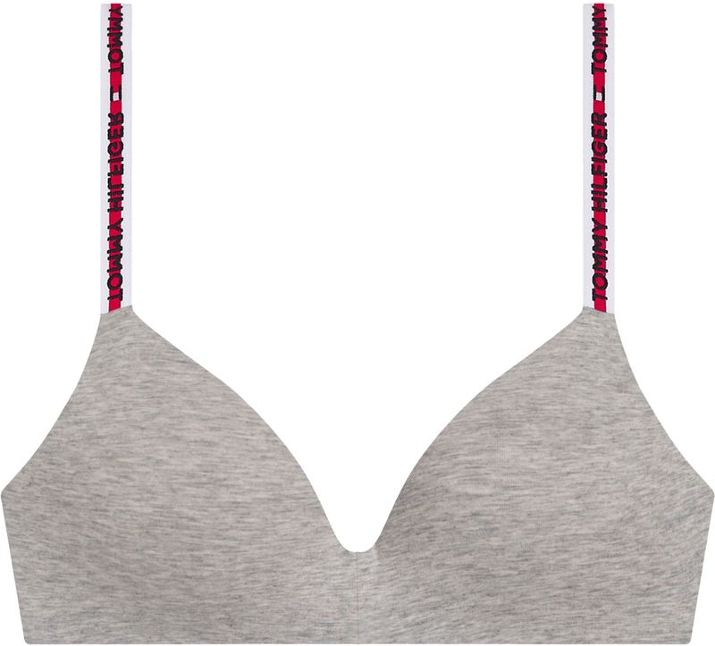 Tommy Hilfiger - Nature Tech - Bralette - Grijs Melange - Katoen met Modal Gevoerd