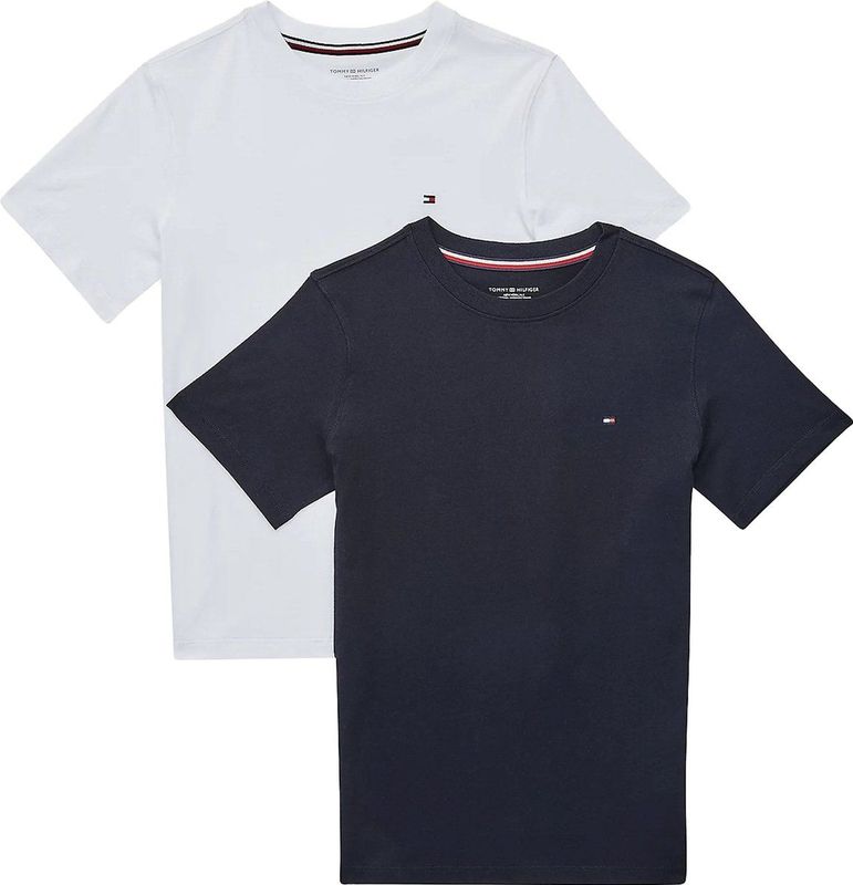 Tommy Hilfiger - Basic T-shirt - Donkerblauw - 100% Biologisch Katoen