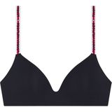 Tommy Hilfiger - Triangel BH - Zwart - Biologisch Katoen en Modal